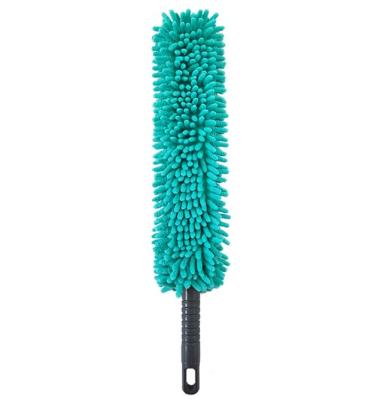 China Sustainable Superfine Fiber Duster With Plastic Handle For Household Cleaning Tool for sale