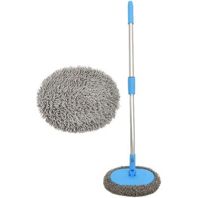 China Viable Wholesale Chenille Car Wash Clean Brush Can Extend Mop Car Wash Brush for sale