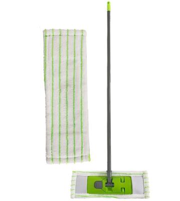 China Sustainable High Quality 360 Degree Microfiber Stretch Floor Cleaning Flat Mop for sale