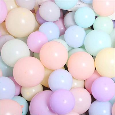 China Light Macaron Color 12 Inch Macaron Latex Balloon Light Matte Pearl Latex Balloons Colorful For Wedding/Birthday Party Decoration for sale