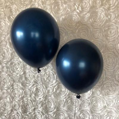 China Wholesale Happy Birthday /baby shower navy blue balloons 10 inch navy blue latex balloon party balloons for wedding bridal birthday shower party decoration for sale