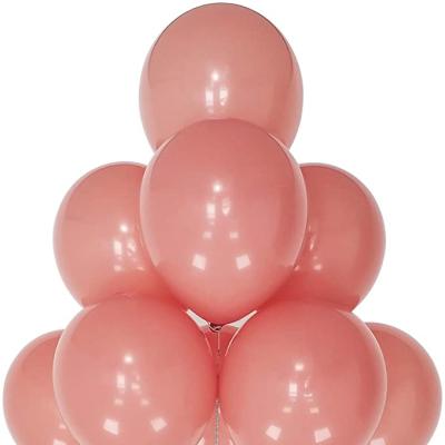 China Wholesale Retro Bean Paste Balloon Party Decoration Small 12 Inch Latex Balloons (Matte, 100) For Wedding Party Decoration for sale