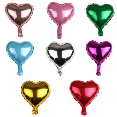 China Wholesale Heart Shaped Party Wedding Decoration Foil Balloon 10 Inch Mini Mylar Balloon for sale