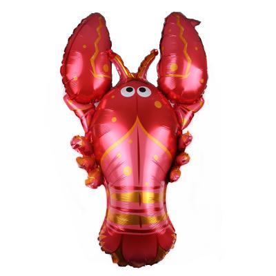 China Wholesale Cartoon Jumbo Foil Birthday Party Decoration Lobster Animal Helium Balloons For Birthday Party Decoration Supplies Manufacture for sale