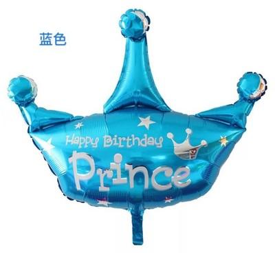 China Foil Balloon 2021 New Big Crown Foil Balloon For Baby Shower Party Decoration for sale