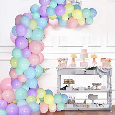 China Hot Selling Pastel Balloons Colorful Garland Arch Birthday Party Decorations Pastel Balloon 110pcs Kit for sale