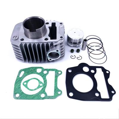 China WH125 Engine Parts 52.4 57.4MM Motorcycle Cylinder Kit Cylinder Block And Piston Factory for sale