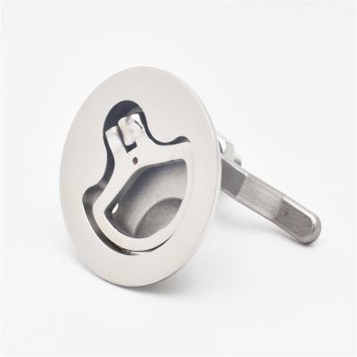 China Boat Hardware Mounting Mirror Polished Stainless Steel Marine Lift Handle Lock Marine Spinning Wholesale for sale