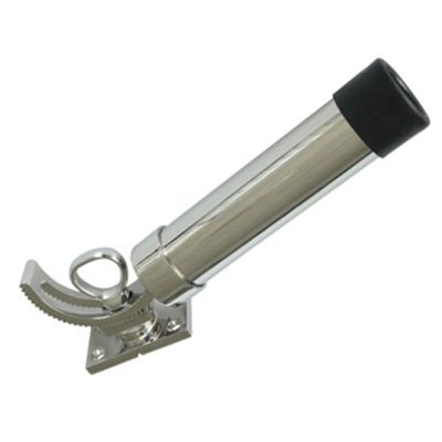 China Boat Hardware Fitting Marine Yacht Marine Flush Mount Adjustable Sling Stainless Steel Fishing Rod Holder for sale