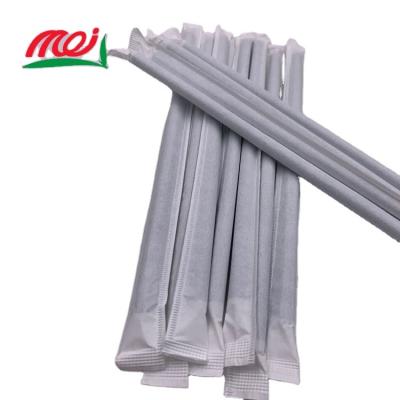 China Factory Wholesale Direct Viable Biodegradable Drinks Individual Paper Wrap Eco Drink Paper Straw for sale