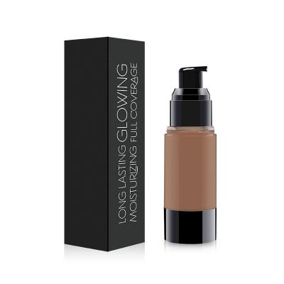 China Acne/Spot Removing 25 Colors Private Label Foundation Skin Makeup Primer Pigment Dark Brown Base For Dark Skin for sale