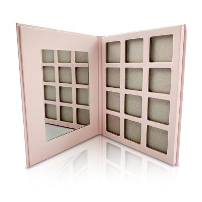 China 2021 Waterproof Empty Eyeshadow Palette Can OEM Hot Selling Best Magnetic Pink Eyeshadow Palettes for sale