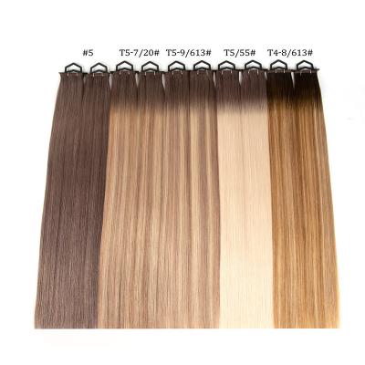 China Soft Smooth Thick Barely Shedding Top quality 180g human hair genius weft hair extention for sale