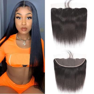 China Soft Smooth Thick Barely Shedding Whole sale Frontals 13x4 Hd Lace Frontal And Bundles With Bangs,Closures And Frontals 100% Virgin Raw Bundles Vendors for sale