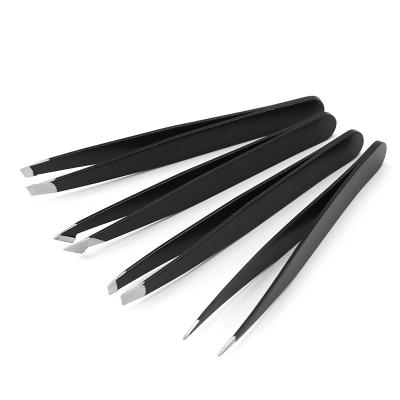 China Eyelash Extension Volume Good Quality Stainless Steel Eyelash Tweezers For Women for sale