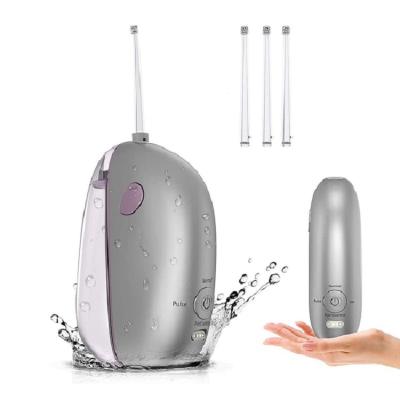 China 2021 Portable and Collapsible Foldable Spout Three Spout Fashion ABS and Portable PCs Portable Oral Irrigator for Travel for sale