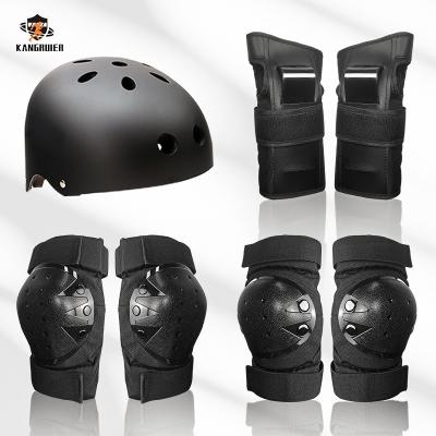 China 7pcs/set Bicycle Skateboard Roller Skateboard Safety Protector Cycling Wristguard Helmet Knee Elbow Pads Cycling Protective Gear for sale