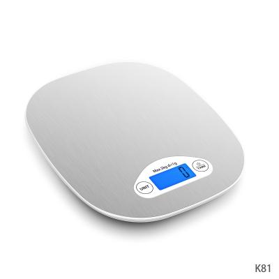 China Weight Measuring Digital Platform Scale Food Kitchen Scale 10kg Stainless Steel Platform Milligram Scale For Kitchen Food for sale