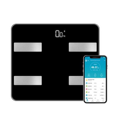 China Low Battery / Over Load Indication Apps Bathroom Scale BMI Smart Home Scales BMI Calculator Weight Wireless Digital Bathroom Weight Scale for sale