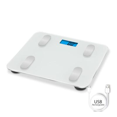 China WITH COVER Platform Scale Wifi Digital Body Fat Weight Scale LCD Electronic Balance Smart Features for sale