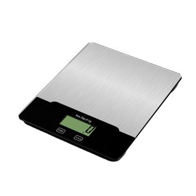 China WITH LID Stainless Steel 3Kg/5Kg LCD Digital Kitchen Scale Digital Measuring Scale For Food for sale