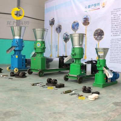 China For burning or processing hot sale feed processing pellet for burning or animal feed making machine 250kg/h diesel engine pellet mill price for sale