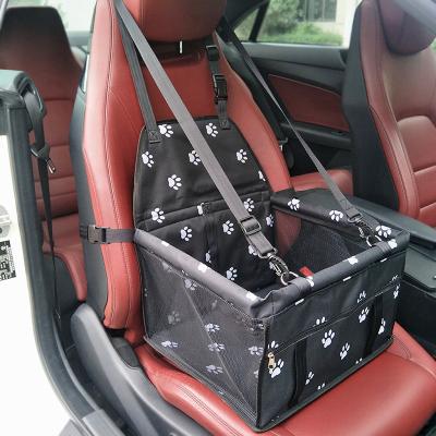 China Amazon Viable Factory Wholesale Oxford Waterproof Custom Dog Pet Car Ride Safety Carrier Booster Bag for sale