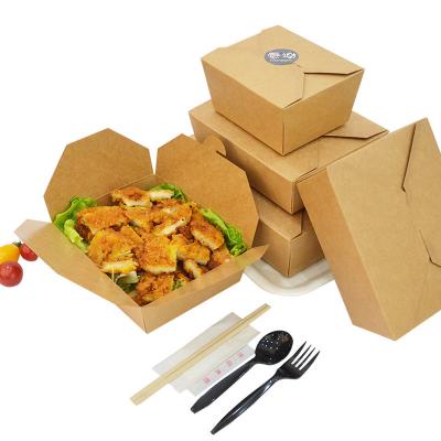 China Wholesale Disposable Customer Printed Disposable Food Lunch Packing Noodle Paper Box, Doner Kebab Packing Box Take Out Box for sale