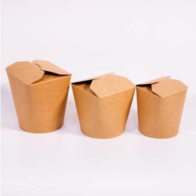 China Custom Disposable Food Wrapping Paper Pasta Noodle Box Takeaway Instant Packaging for sale