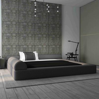 China Home Expandable Modern Soft Furniture Headboard Simple Design Double Bed for Home Bedroom or Apartment for sale