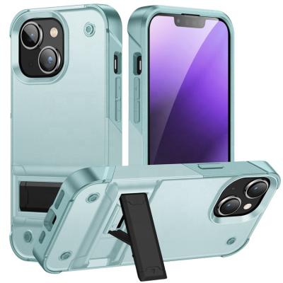 China Shockproof Drop Tested Metal Armor 14 Pro Ring Kickstand Stand Phone Cover Case Coque Fundas Para For iphone 12 11 pro 13 mini 14 pro max for sale