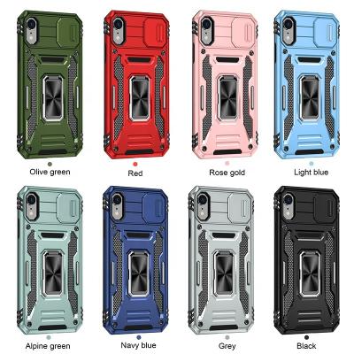 China Armor Shockproof Ring Hybrid Kickstand Funda Para Phone Case Back Cover for for iphone 13 12 11 pro 6 6s max 7 xr plus 8 xs X for sale