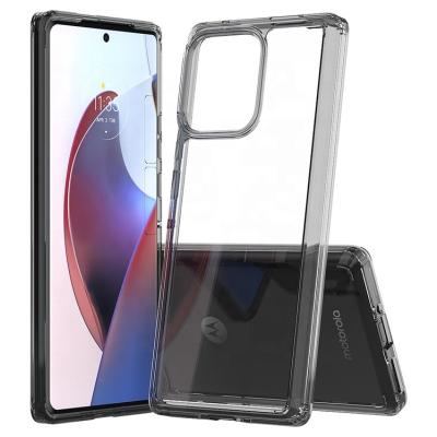 China Ultra Thin Clear Acrylic Shockproof Funda Celular Mobile Phone Case 1.5mm Clear TPU Back Cover For Motorola Moto Edge 30 Ultra Plus for sale