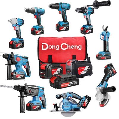 China All Applications Dongcheng Brushless 20V Cordless Machine-Tools Combo Kits for sale