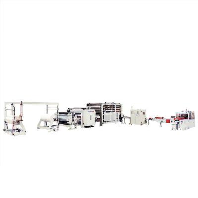 China 82KW 6lines Facial Tissue Paper Machine Facial Tissue Log Saw for sale