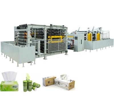 China Saudi Arabia Fully Automatic Facial Tissue Paper Making Machine Production Line for sale