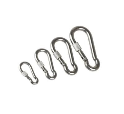 China Hot Sale Heavy Industry Stainless Steel Cheap Custom Snap Hook With Screw for sale