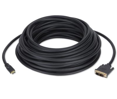 China COMPUTER DVI Gold Plated Data Transfer AOC Video Fiber Optic Cable HDMI To DVI 24+1 Pin Cable For HDTV for sale