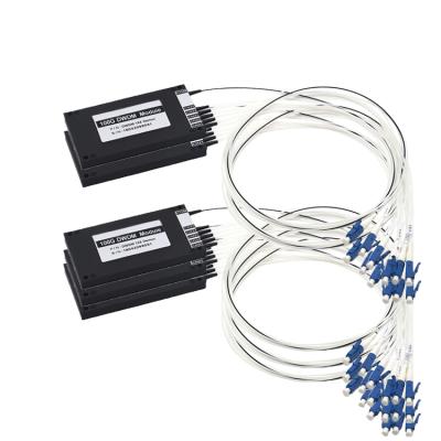 China FTTH Demux mux dwdm 200g 8ch 16ch 40ch 100g dwdm fiber optic module for sale