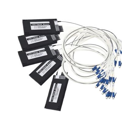 China FTTH 100G DWDM multiplexing mux demux module for 5G network for sale