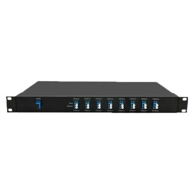 China ODF Best China 5g Fiber Optic Equipment 1u Rack Mount Mux Demux Cwdm 8 Channel 1550-1610nm Sc/apc 0.9mm 8 Channel Cable for sale