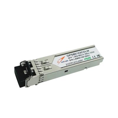 China Applications 1.25G SFP 850nm Multi Mode SFP 850nm SR 550M Duplex LC Connector SFP Transceiver for sale