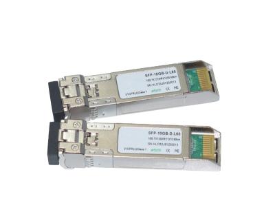 China SFP 10G Bidi 60km LR 1270 1330 Nm Optical Single Fiber Equipment Transceiver Module Metal for sale