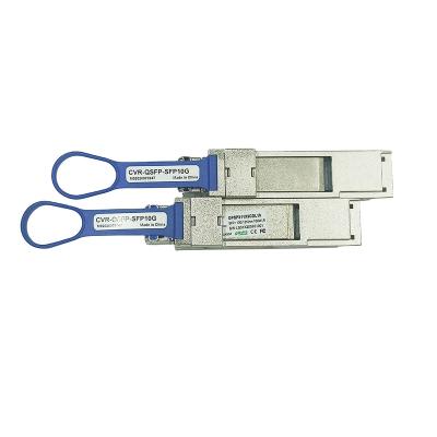 China CVR-QSFP-SFP10G Compatible 40G QSFP+ to 10G SFP+ to 10G SFP+ Adapter Converter CVR 40G QSFP+ Module for sale