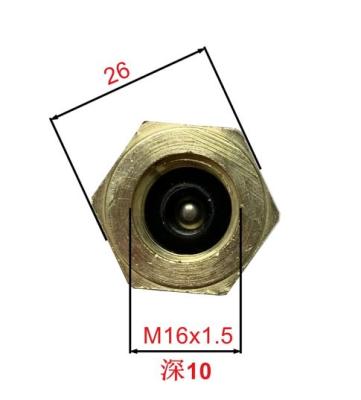 China General Brass Hex Valve Cylinder Gas Camping Valves For 3kg 6kg LPG Gas Cylinder Use zu verkaufen