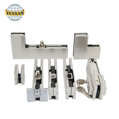 China Easy Installation 10-12mm Thickness Aluminum Patch Door Fit Lock For Glass Door for sale