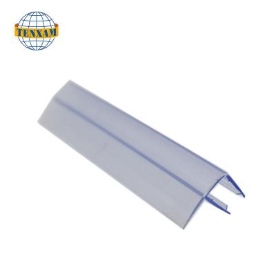 China Modern Color Plastic Sealing Strip PVC Shower Seal Strip Suitable For 8-12mm Glass for sale