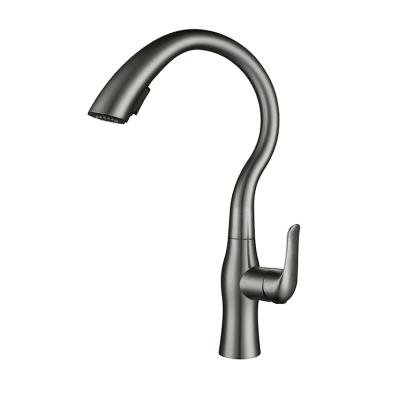 China Thermostatic Faucets Pitches Question Mark Stainless Steel 304 Gray New Kitchen Faucet for sale