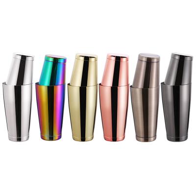 China High Quality Home Shaker Bar Set Stainless Steel Pint Mug Carved Design Hotel Restaurant Stainless Steel Cocktail for sale