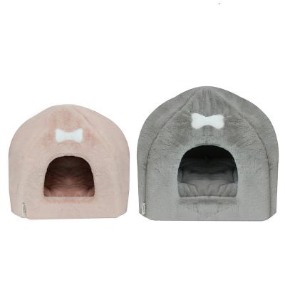 China Breathable Super Soft Furry Sponge Dog Kennel Cat Kennel Stereo Yuesang Small Square House Can Be Replacement Hair for sale